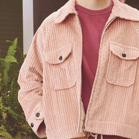 THE GREAT. Jackets & Blazers - The Great corduroy jacket in rose